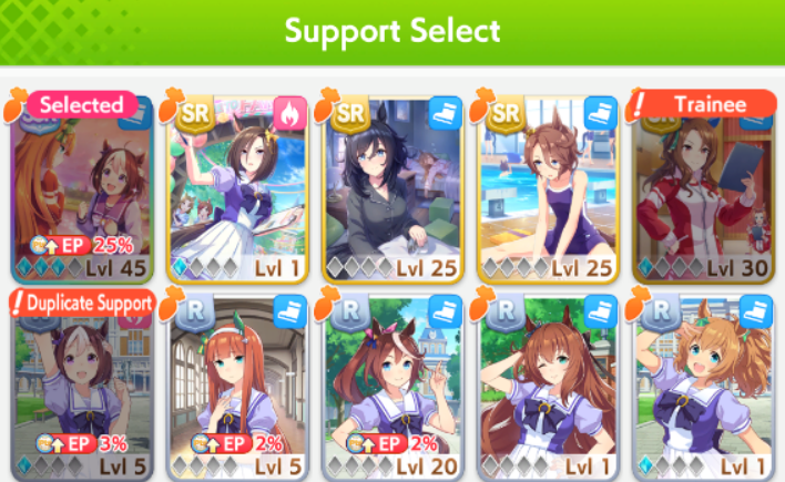 Support Restriction Sceenshot