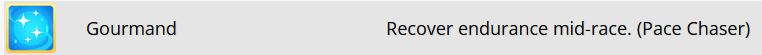 Gourmand Skill